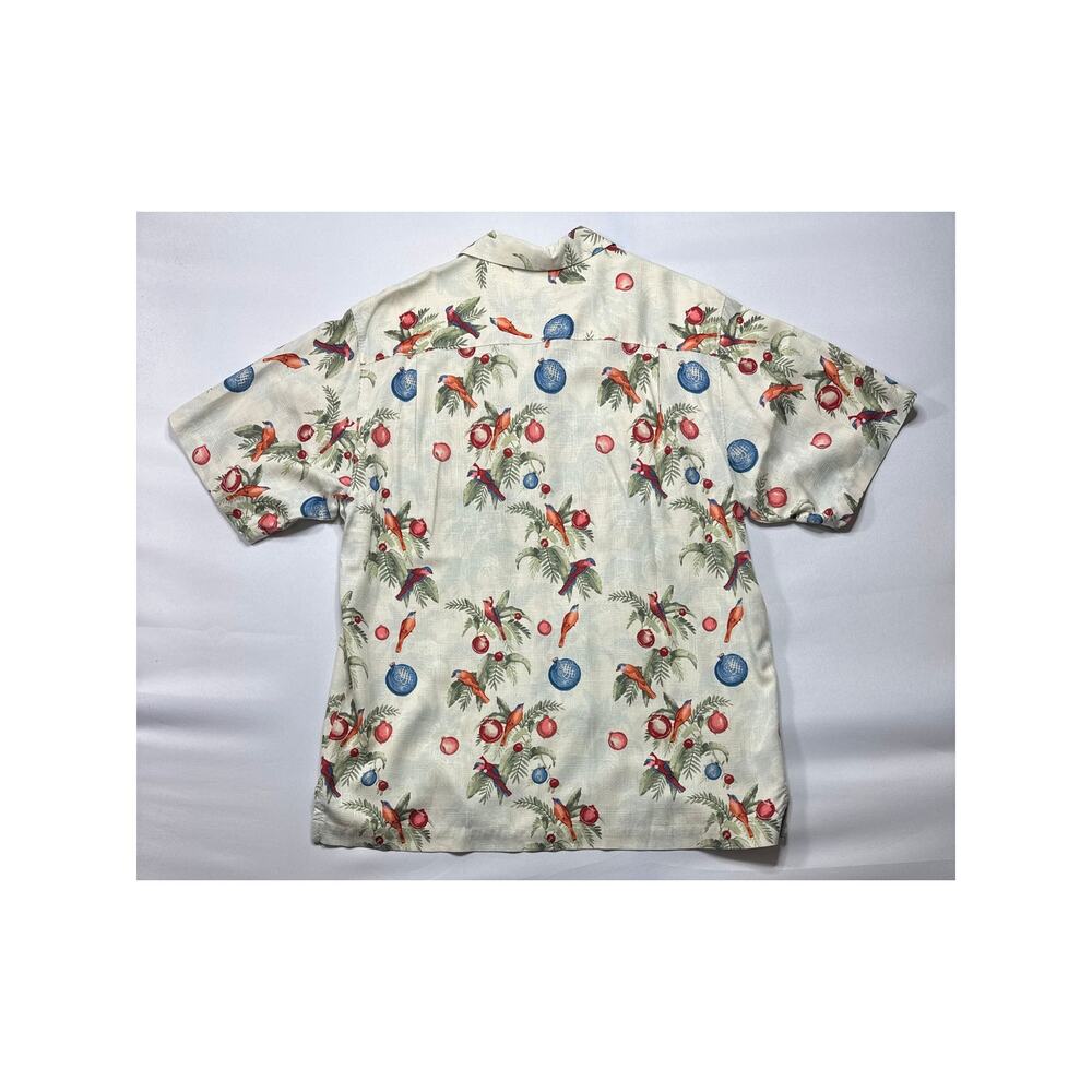 Tommy Bahama Men's Holiday Collection "Season's Greetings" Button Up Shirt - M - Picture 3 of 5